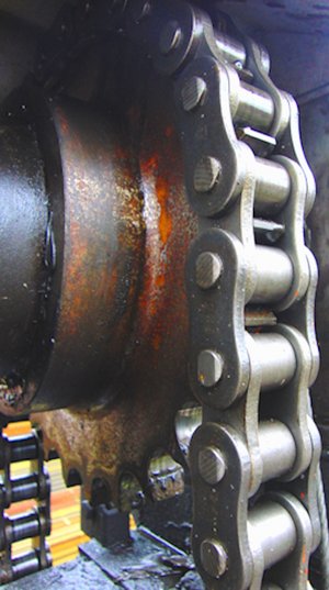 dělená řetězová kola šetří 70 % montážního času