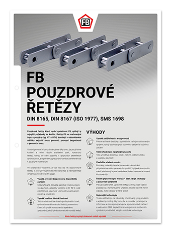 Katalogový list dopravní řetězy